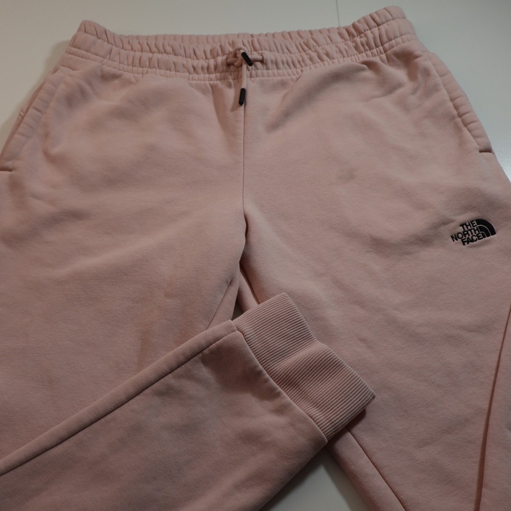 The North Face Jogger Pants Womens Medium Pink Drawstring Sweatpants Logo